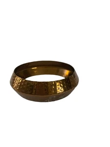 Vintage Copper tone Bangle 1” Wide - Picture 1 of 2