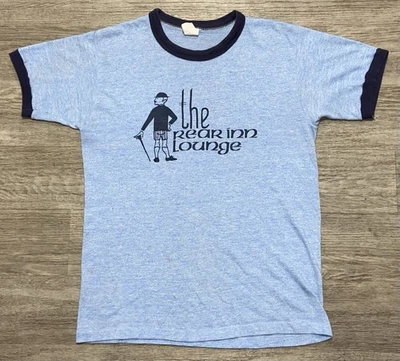 Camiseta Timbre Salón Trasero Vintage Años 70 Años 80 Camiseta Rara Divertida Grande Rayón Foto 1 de 4