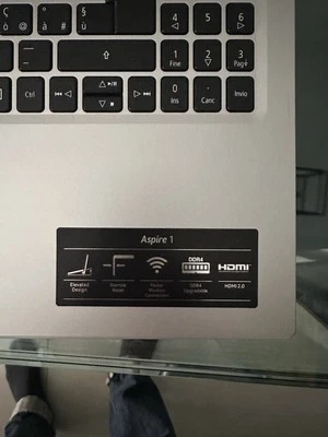 Acer Aspire 1 A114-33-C28D 14" (Intel Celeron N4500, 4GB RAM, 64GB eMMC) Laptop - Immagine 1 di 4