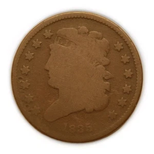 1835 Half Cent Classic Head AG Video!! - Picture 1 of 4