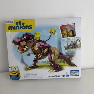 Mega Bloks 2015 ☆ MINIONS Despicable Me ☆ Dino Ride Set - Brand New - Retired - Image 1 of 3
