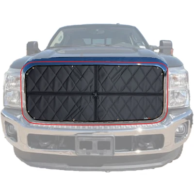Cubierta de rejilla de invierno: se adapta a Ford Super Duty 2011-2016 F250/350/450/550 GrilleAdz® Foto 1 de 4
