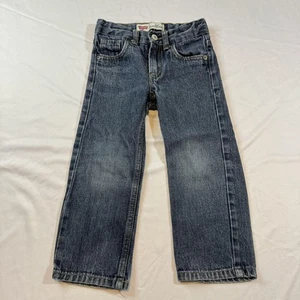 Jeans Levis 514 ragazzo 3T blu slim dritto vita regolabile denim pantaloni bambino - Foto 1 di 7