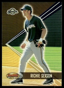 2001 Bowman's Best Richie Sexson Milwaukee Brewers #31 - Picture 1 of 2