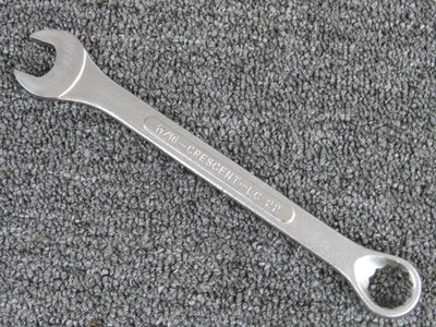 Llave combinada Crescent LC22 11/16 pulgadas caja de extremo abierto SAE herramienta de mano cromada Foto 1 de 4