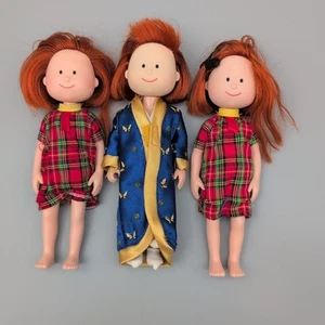 8 Zoll Madeline Puppe LOT 1996 Eden Poseable Plaid Kleid Japan International Traveler - Bild 1 von 11