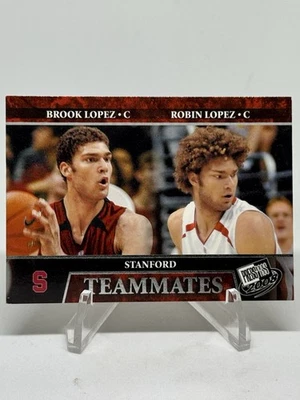 Brook Lopez Robin Lopez 2008 Press Pass Teammates #55 Stanford Cardinal Foto 1 de 2