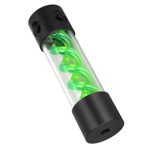 Water Cooling Reservoir 200mm/7.9in Length G1/4in Thread Acrylic Plastic Mate CB - Afbeelding 1 van 22