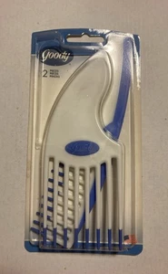 GOODY Super Comb And Small Handle Pick Lift #58122 2003 Blue/White Set B7 - Picture 1 of 6