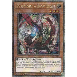 Yugioh Ghost Ogre & Snow Rabbit RA02-EN009 Quarter Century Rare 1st Edition - Picture 1 of 1