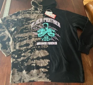 Marvell Panther Forever Hooded Sweatshirt Unisex Size XL Print Hoodie Jacket - Picture 1 of 8