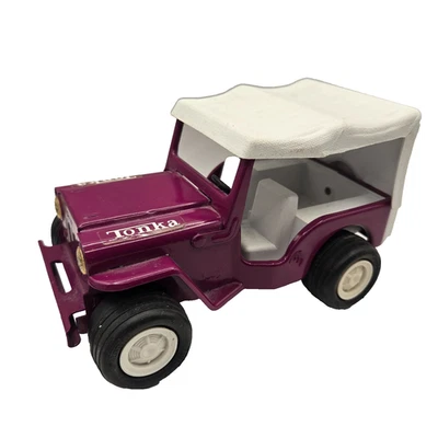 Vintage 60s Tonka Mini Beach Buggy No 1042 Purple Pressed Steel Toy Car USA - Image 1 of 4