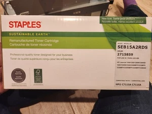 Staples Sustainable Earth Toner Cartridge SEB15A2RDS - Picture 1 of 3