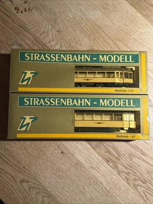 Herrmann & Partner - Strassenbahn Modell 1:87 - 2 Modelle - Bausatz - Bild 1 von 4