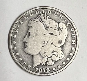 1878 $1 Morgan Silver Dollar 7TF  - Picture 1 of 2