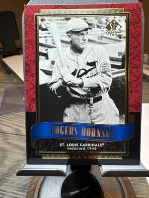 罗杰斯·霍恩斯比圣路易斯红雀队 2003 年 UPPER DECK SP 传奇切割 BB 卡 — 第 1/2 张图片