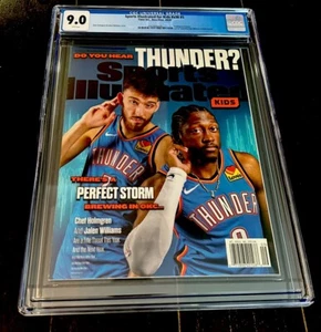 CHET HOLMGREN RARE 2024 SPORTS ILLUSTRATED SI FOR KIDS THUNDER WILLIAMS CGC 9.0 - Picture 1 of 3