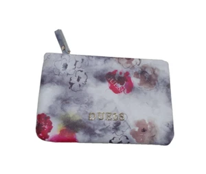 GUESS WOMENS WALLET PURSE ZIPPER NEW FAUX LEATHER SOLID MEDIUM SUMMER FLORAL 382 - Picture 1 of 4