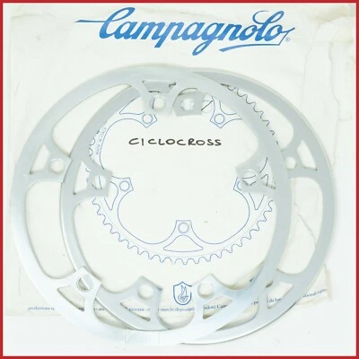 NOS CAMPAGNOLO NUOVO SUPER RECORD CYCLOCROSS CHAIN GUARDS SET 144 VINTAGE OLD - Image 1 of 4