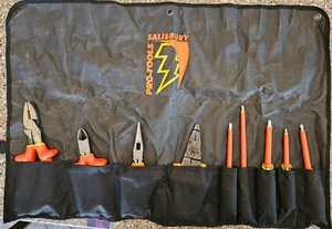 SALISBURY 9 PIECE ELECTRICIAN'S INSULATED HAND TOOL KIT TK9-NEW-FREE SHIPPING - Picture 1 of 2