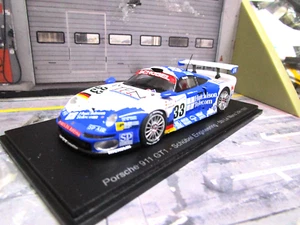 PORSCHE 911 GT1 24h Le Mans 1997 #33 Schnübel Lamy Hahne Hutchison Spark 1:43 - Bild 1 von 4