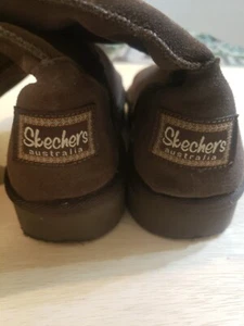 Skechers Australia 46382 dunkelbraune Damenschuhe mit Fellfutter Stiefel Größe 8 - Bild 1 von 4