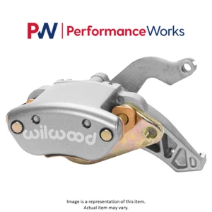 Wilwood MC4 Mechanical Aluminum Right Caliper Silver 1 Piston 1.11" / 0.81 Rotor - Picture 1 of 10