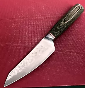 Office Messer Kochmesser Santoku geschmiedet scharf standfest 24cm Profimesser - Bild 1 von 5