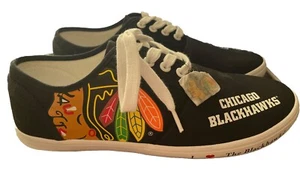 Lizenzierte NHL Chicago Blackhawks Hockey Größe 9 I Love The Blackhawks Damenschuhe - Bild 1 von 6