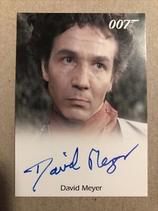 James Bond 50th Anniversary Series One David Meyer Autograph Card