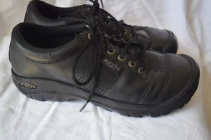 Keen black leather shoes ...Size EU 42, US 9 - Picture 1 of 14