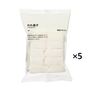 MUJI Cotton Candy Set of 5 Candy floss Japanese Candy Sweets Made in Japan - Picture 1 of 6