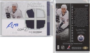 2007-08 O-Pee-Chee Premier Silver Spectrum /35 Rob Schremp #147 Rookie RC