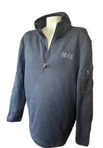 Maglione pullover NRA National Rifle Assoc 1/4 zip nero uomo USA taglia XL NUOVO SENZA ETICHETTE - Foto 1 di 3