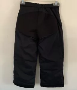 LL Bean Kids' Cold Buster Snow Pants Black Size 5-6 New no tag - Picture 1 of 11