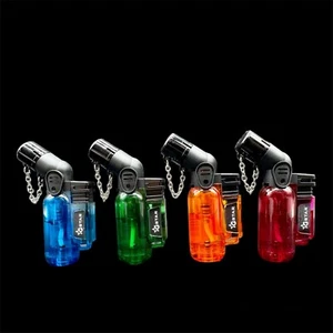 4 Pack - GSTAR Dual Flame TORCH Butane Refillable Torch Lighter - Picture 1 of 6