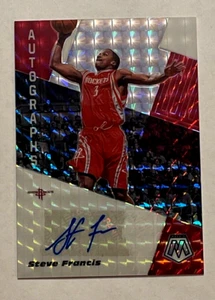 2019-20 Panini Mosaic SILVER AUTO AUTOGRAPH Steve Francis #AM-SFS Rockets - Picture 1 of 2