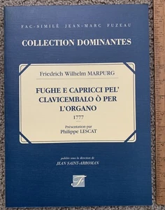 SAMMLUNG DOMINANTES FUGHE E CAPRICCI PEL' CLAVICEMBALO O PER L'ORGANO 1777 - Bild 1 von 3