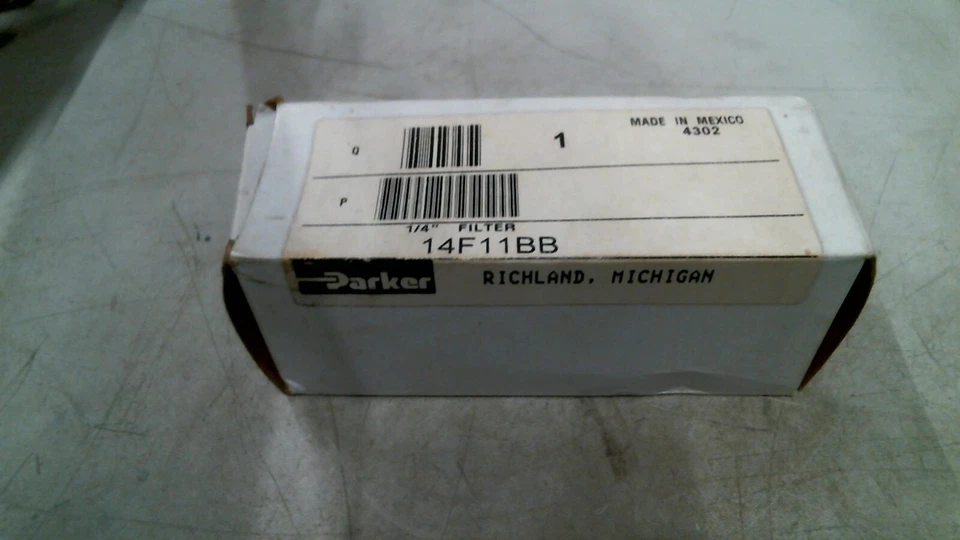 PARKER SCHRADER BELLOWS 14F11BB 1/4IN PARTICULATE FILTER -FREE SHIPPING - Image 1 of 1