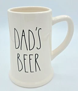 Rae Dunn Dads Beer Tall Ceramic Mug Stein Christmas Birthday Fathers Day  20 oz - Picture 1 of 7