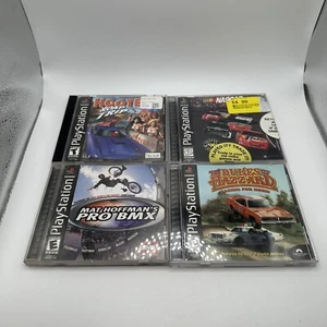 PlayStation 1 Bundle mit 4 Spielen - Hooters, Racing, NASCAR, BMX - siehe Details - Bild 1 von 5