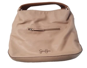 Bolso de Mano Jessica Simpson Rosa Guijarro Suave Bolso Forrado Dije 2071 - Imagen 1 de 8