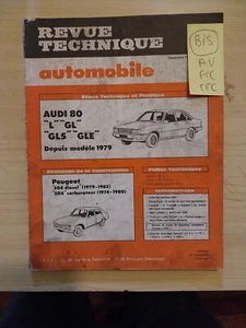 Revue Technique Audi 80 1300 1600 L GL GLS GLE depuis 1979 - Picture 1 of 9