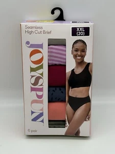 Joyspun 6 Paar Damen Seamless High Cut Slips XXL (20) Mehrfarbig Neu - Bild 1 von 6