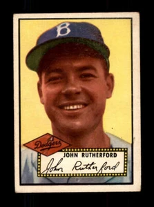 1952 Topps #320 John Rutherford - EX - Picture 1 of 2