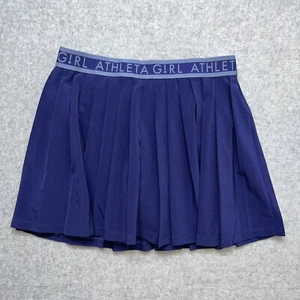 Athleta Girl Blue Tennis Pleated Skirt Skort Athletic Sz 16 XXL EUC! - Picture 1 of 7