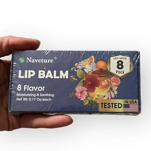 YesBes Vitamin E & Coconut Oil Moisturizing & Soothing Natural Lip Balm 8 Pack - Picture 1 of 13