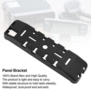 Plastique Panel Mount Bracket Para Ft-7900R Ft-7800R Ftm-100Dr Car Radio Noir S - Zdjęcie 1 z 11