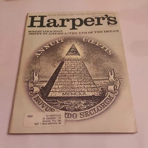 Vintage 1970 August, HARPER'S Magazine, "Money In America: The End Of The Dream" - Picture 1 of 3