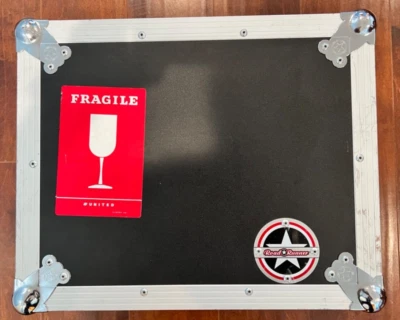 Road Runner Deluxe toca-discos DJ estojo preto armazenamento de viagem - 2 disponíveis - Imagem 1 de 4